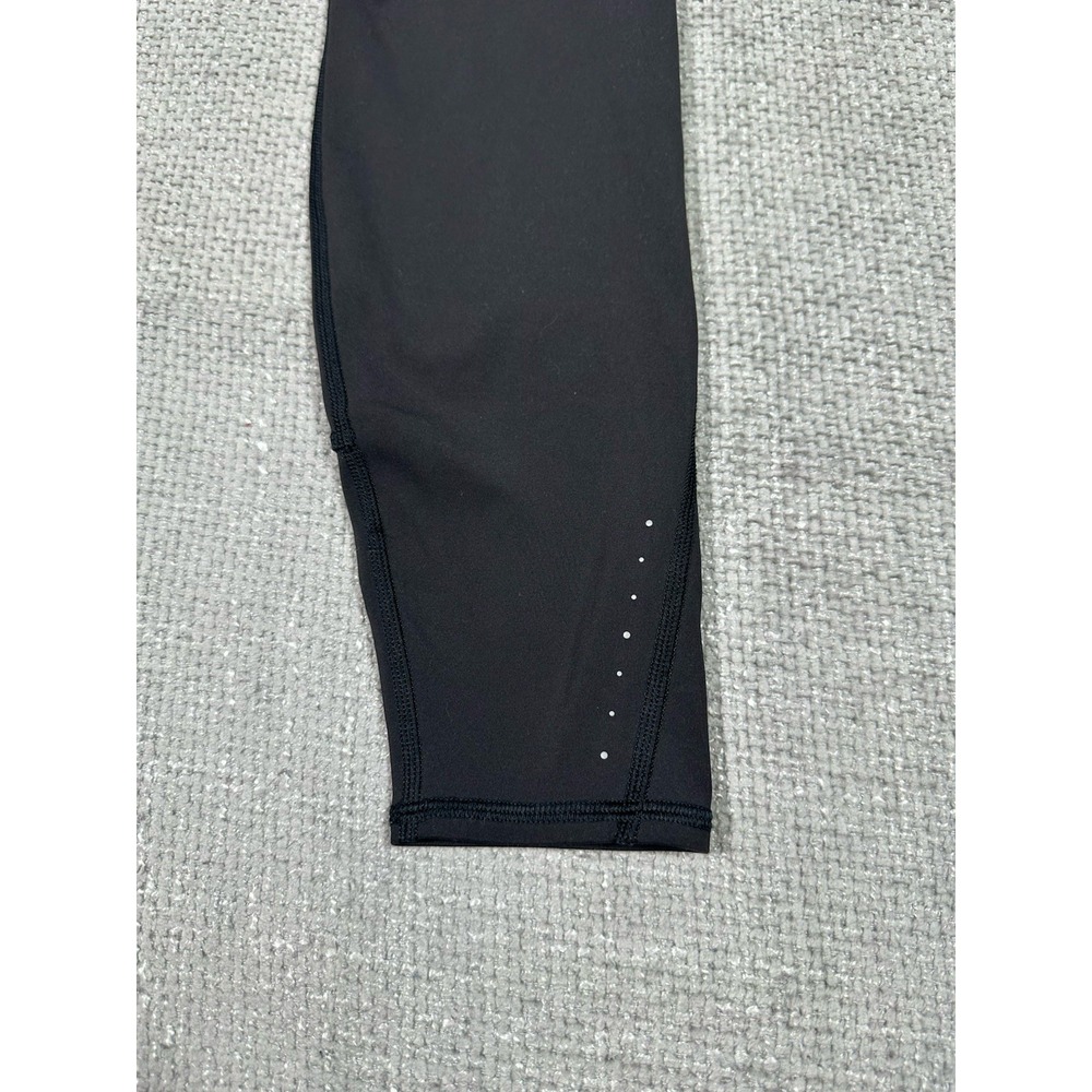 Athleta Rainier Tight Leggings Womens Medium Tall Black Active Run Yoga Train - Picture 10 of 11